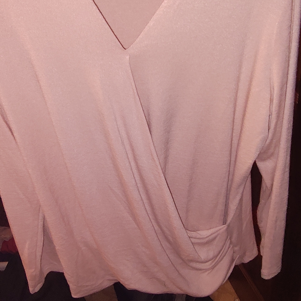 STYLUS Soft Pink Women's Blouse